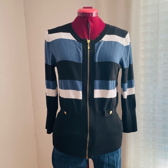 Cable & Gauge Tops - Striped Sweater Top